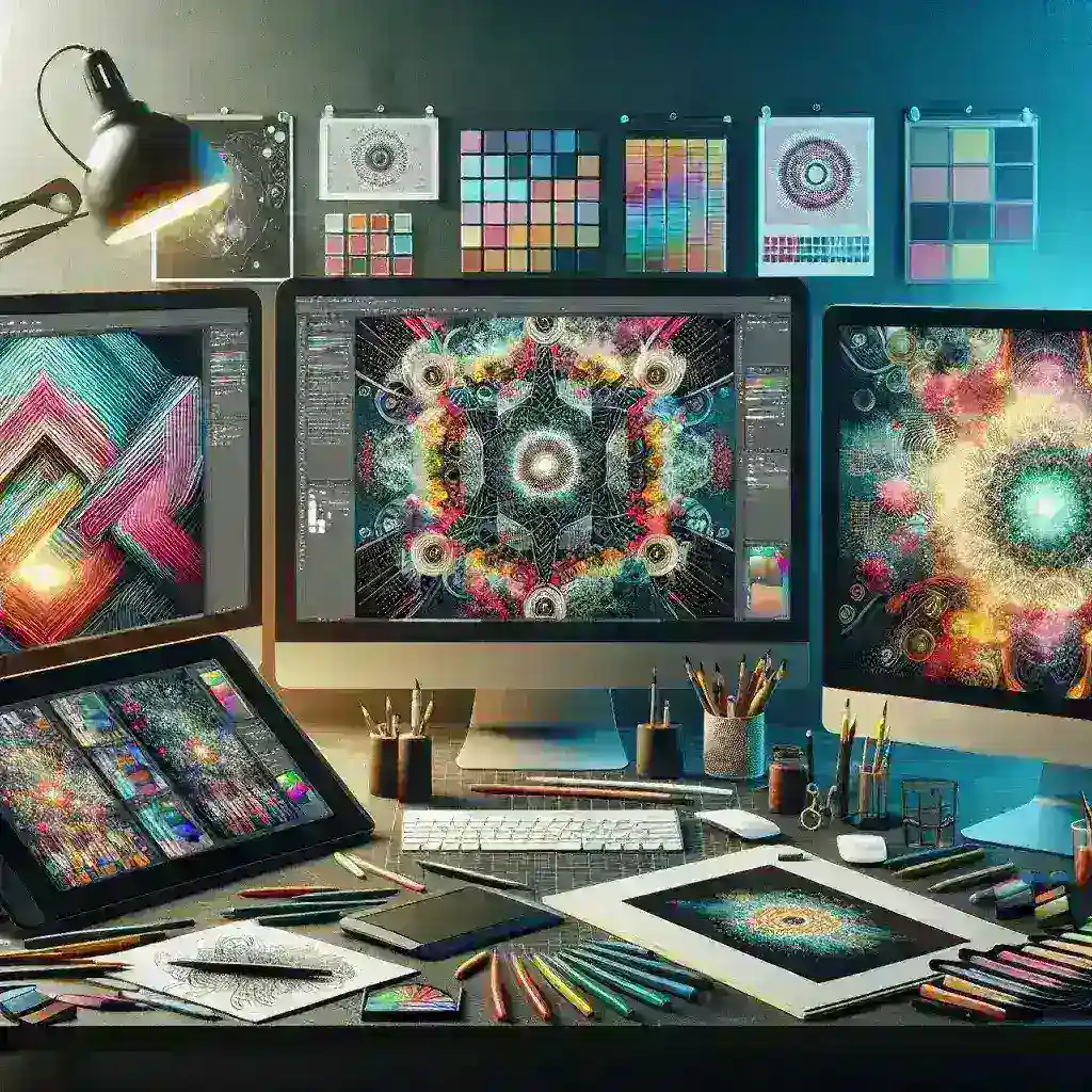 "Comparativa de software de edición de imágenes: GIMP, Photopea y Krita como alternativas a Photoshop en diseño gráfico."