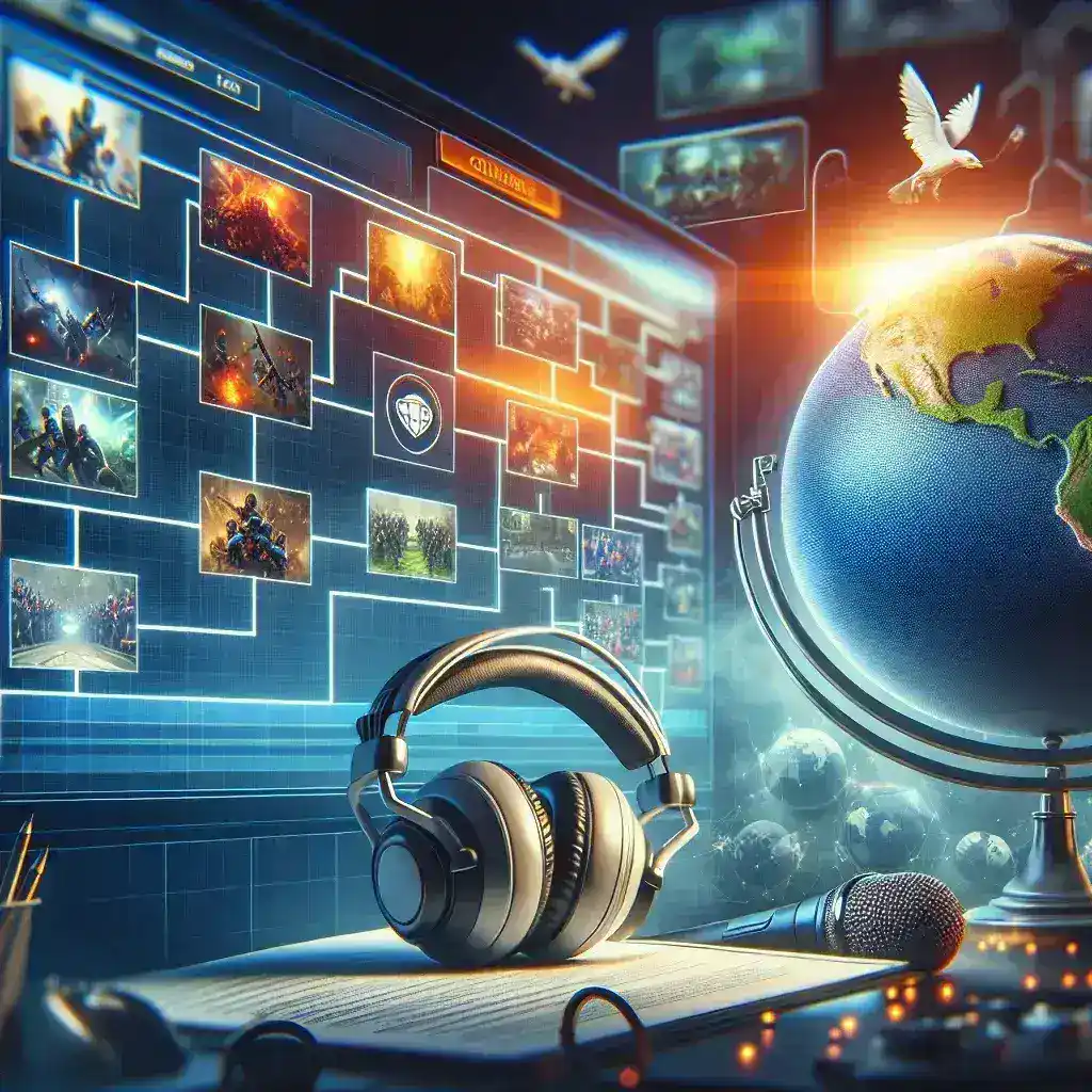 "Guía completa sobre cómo organizar torneos de juegos en Twitch, con gráficos ilustrativos y consejos prácticos para gamers y streamers."